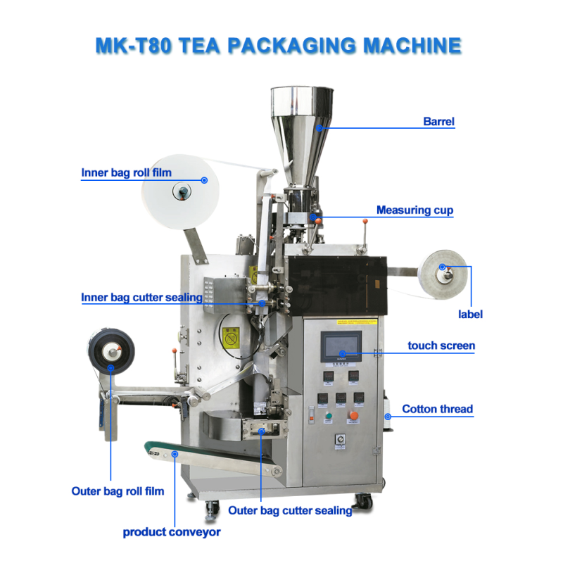 Single Chamber Tea Bag Packing Machine
