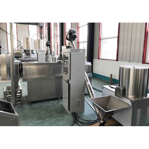Siemens Motor Pet Treat Machine Bone Snacks Production Line