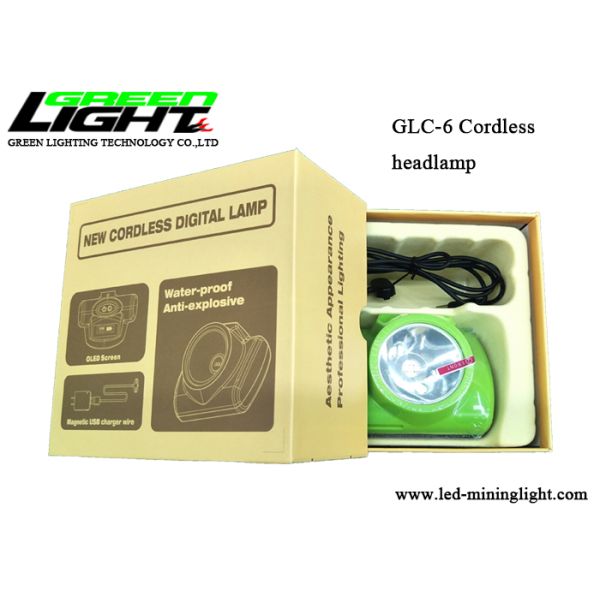 Antistatic 232lum Coal Mining Lights 16hrs Discharge Miner Cap Lamp