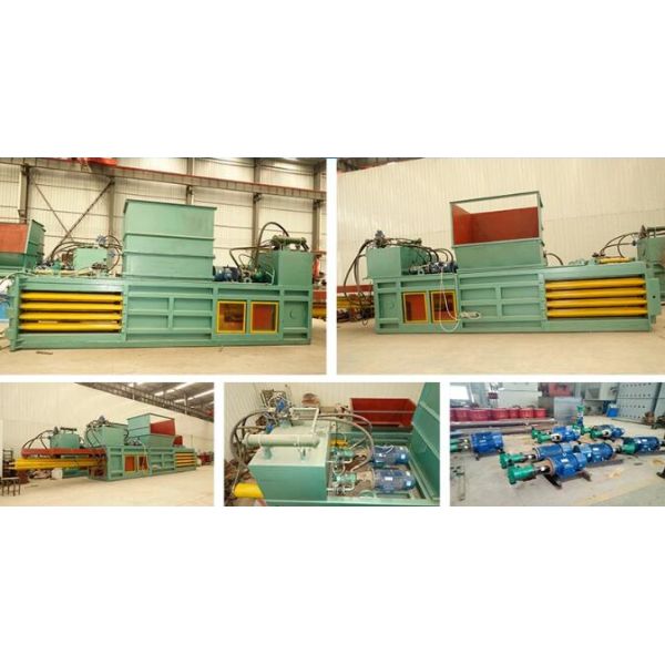 PET Hard Plastic Recycling Machine , Plastic Baler Machine Packing Recycle Bottle