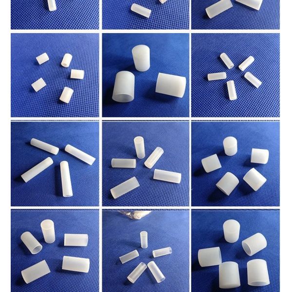 YZ-030 High Temperature Resistant Silicone Screw Waterproof Dustproof Soft Rubber Protective Sleeve with Round Structure