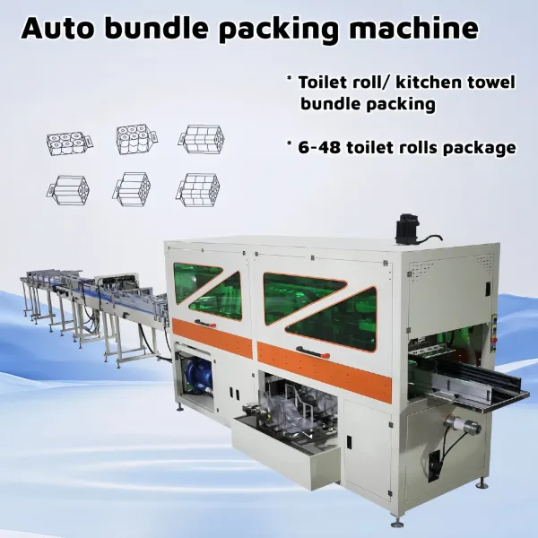 High efficiency fully Automatic Toilet Roll Rewinding Machine Production LINE with good price