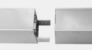 40W Up And Down Emitting LED Linear Pendant Lights Surface Mounted