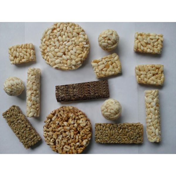 Disc Shape Cereal Bar Forming Machine , Automation Cereal Bar Equipment