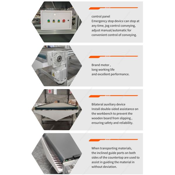 3200mm Length Customized Auto Loading And Unloading Conveying Workbench CNC Router Machine