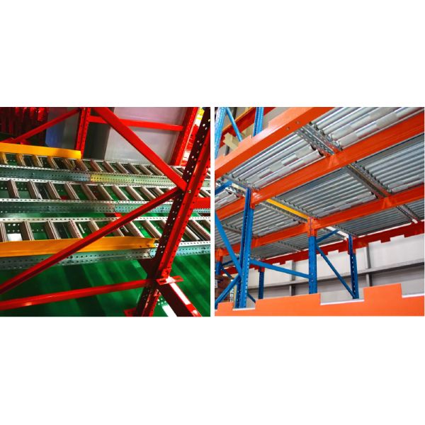 A57: Gravity Storage Racking Warehouse Gravity Pallet Rack Pallet Flow Rack