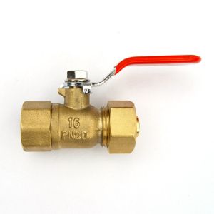 Quality long handle female brass ball valve for PEX-AL-PEX pipe for sale