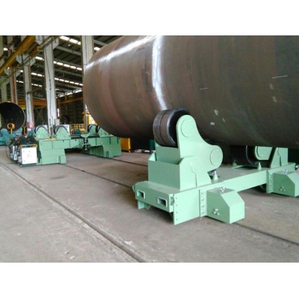 Motorized Travel Self Aligned Pipe Rotators for Welding , 250ton