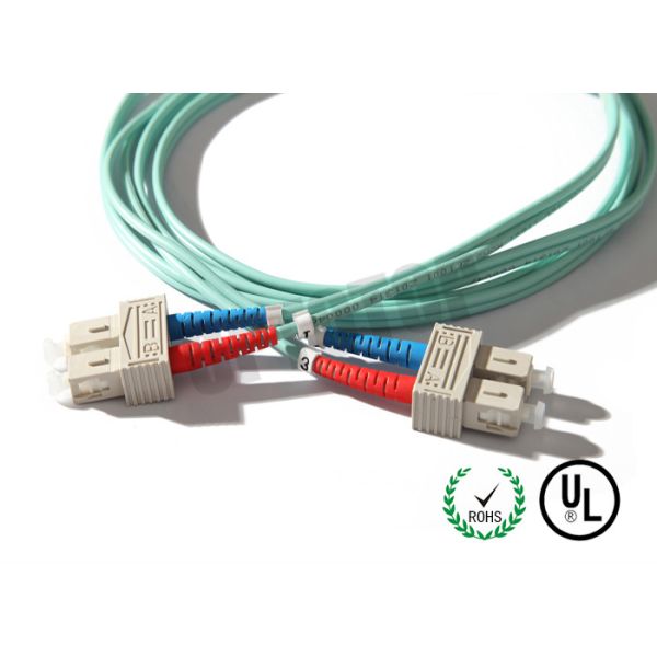 OM3 3mm MPO Multimode Fiber Optic Pigtail For Laser Doppler Velocimeter