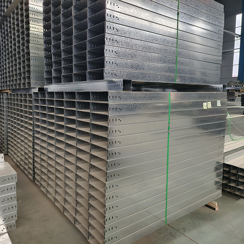 Fire Retardant Slotted Cable Trunking Machine Room Cable Support Tray for Integrated Plant Wiring