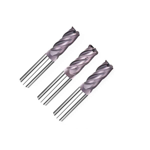Standard Carbide End Mill Cutter TiAlN-nano Coating General Processing