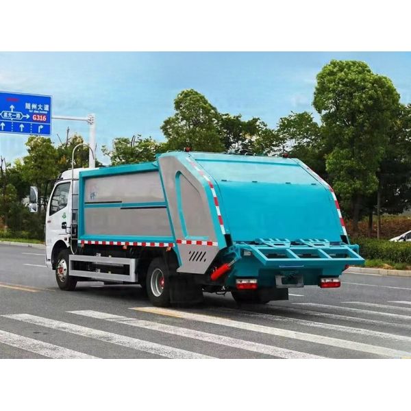 Dongfeng Captur Pure Electric 8-Square Compression Garbage Truck for Eco-Friendly Waste Management