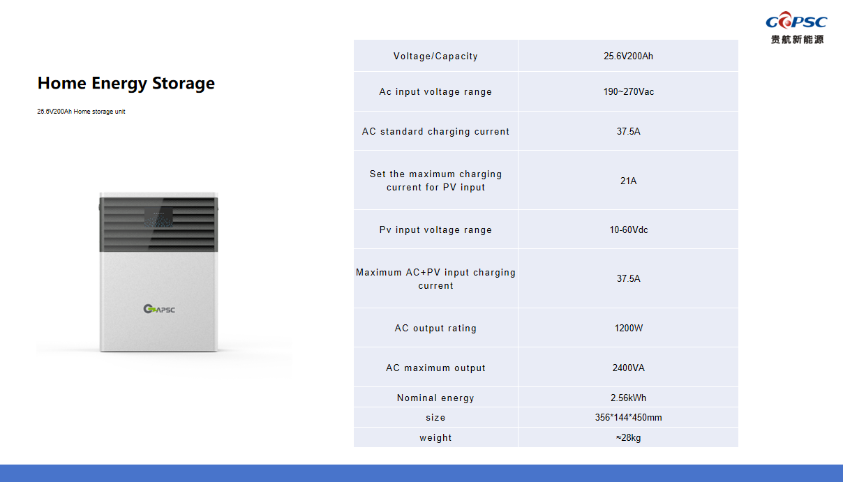 25.6V200Ah home storage all-in-one machine