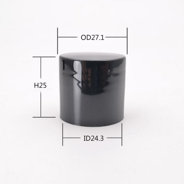 OEM Black 24/415 Plastic Bottle Screw Cap Continuous Thread