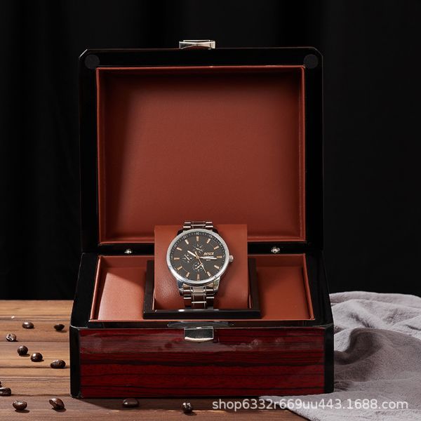 Custom jewelry boxes, wholesale watch boxes, high-end piano lacquer wooden watch boxes.