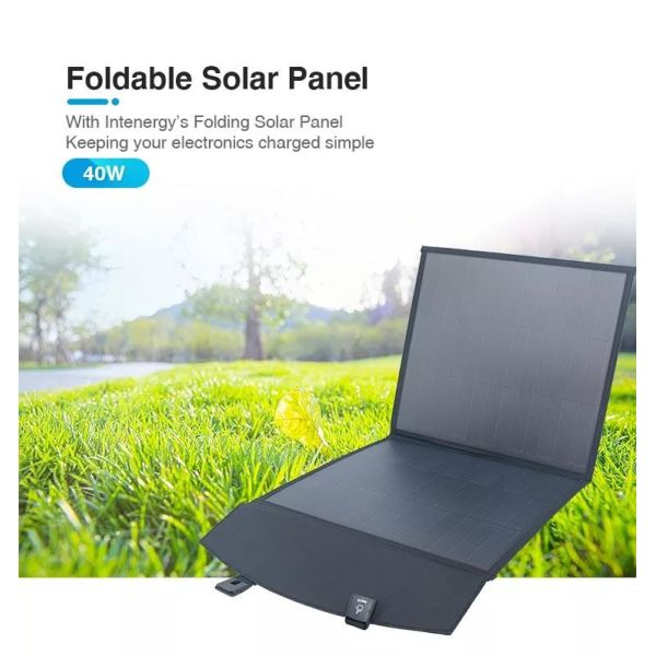 100w Portable Folding Solar Panels For Logging Fabric Monocrystalline