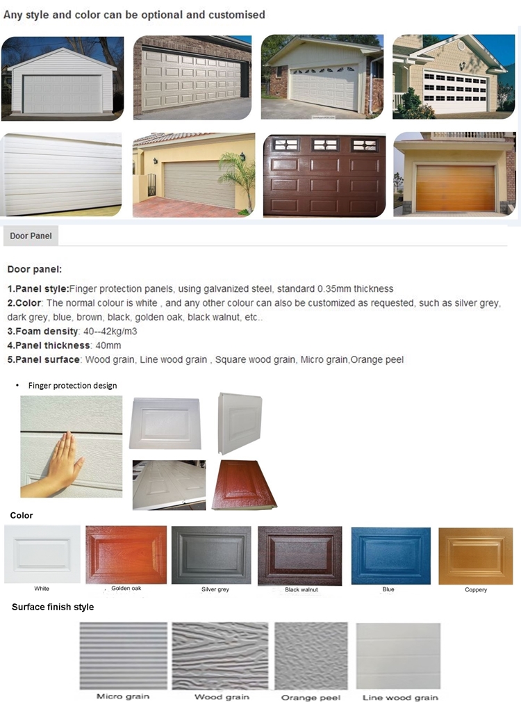 Noise Reducing Commercial Sectional Overhead Doors With Automatic Formed