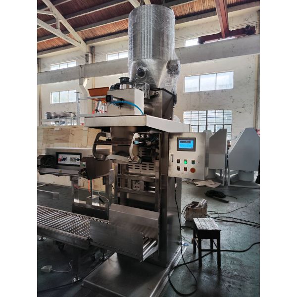 Electric Semi-automatic Vertical Stand-up Pouch Packing Machine for Paper Packaging