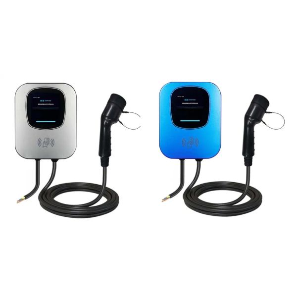 RFID Card LCD Function 11kw/16A Type2 Column/Wall Mounted EV Charging Station for BYD Tesla Electric Vehicle/Electric Car