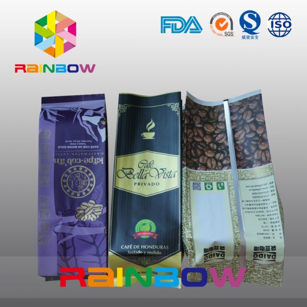 Customized Foil Pouch Packaging Side Gusset Qual Sealed Packaging Bag
