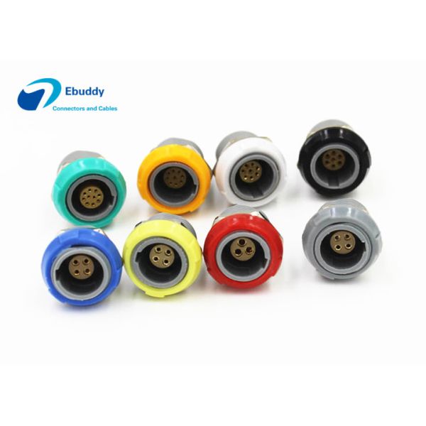 Lemo PAG PRG Plastic Circular Connectors 4pin For Blood Oxygen Probe