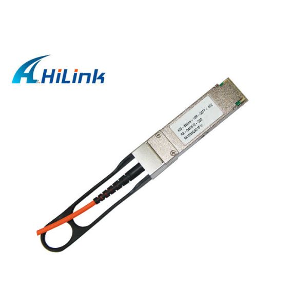40Gbps AOC Active Optical Cable , QSFP+ To QSFP+ Cable CE ROHS Certification