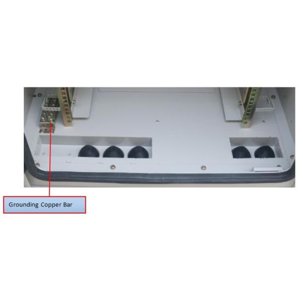 Three Point Lock Integrated 19 Inch Rack Enclosures Temperature Control Equipment