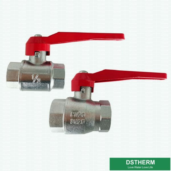 Yellow Finished Superior Quality Brass Ball Valve For Fluid Application Use Brass Ball Valve