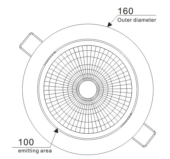 30W COB LED Downlight