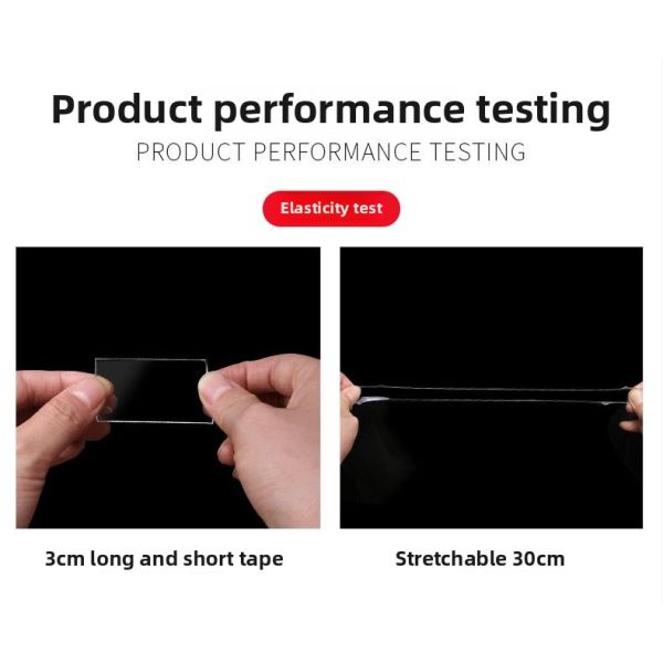 Customized Strong Adhesive Non-Marking Transparent Washable Removable Nano-Double-Sided Tape Customized Car-Mounted PU Material