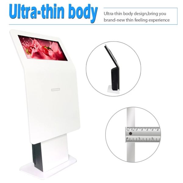 Robust Landscape Style Digital Touch Screen Signage 49 Inch With Barcode Scanner