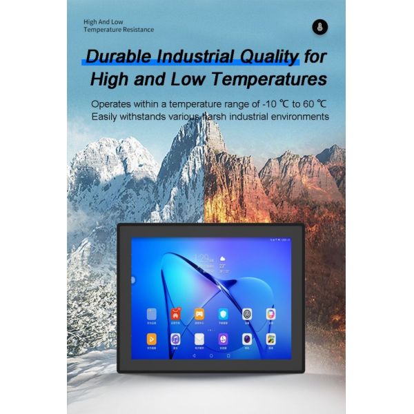 12.1 Inch Embedded Fanless Computer Waterproof Touch Screen IP65 Fully Enclosed Aluminum Capacitive Industrial Monitors TouchScreens