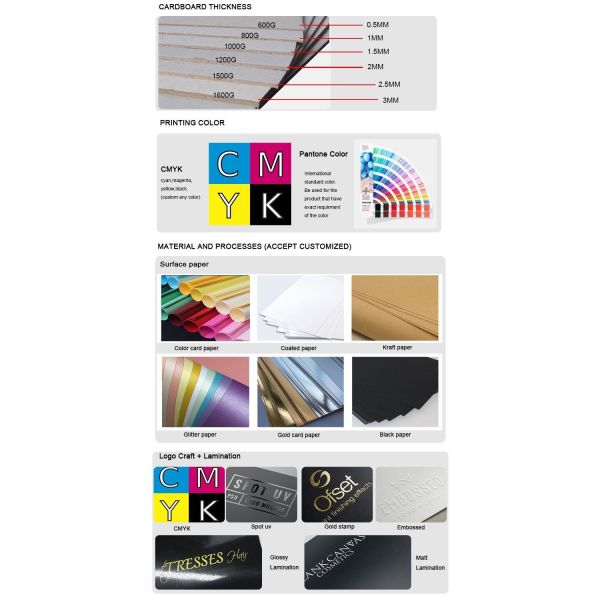 Custom Luxury Paper Packaging Box Magnet Foldable Magnetic Gift Box Middle
