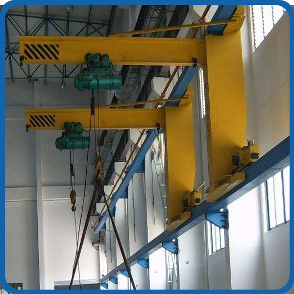 Yuantai 5 ton slewing jib crane fix-column type workstation cranes