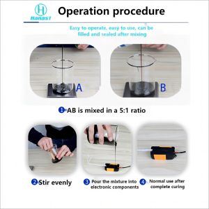 Two Component Epoxy Potting Compound Sealant Moistureproof Low Viscosity