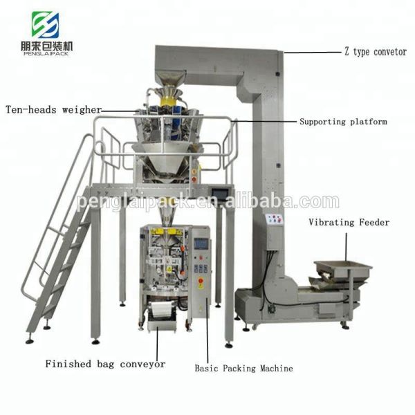 Snack Candy Plastic Bags Packaging Machines Mixed Nuts Crispy Rice Sugar Bag Cat Food Filling Granular Food Packing Machine