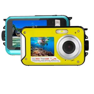 Quality Waterproof Dual Screen Underwater Digital Compact Camera Rechargeable Li - Ion Battery for sale