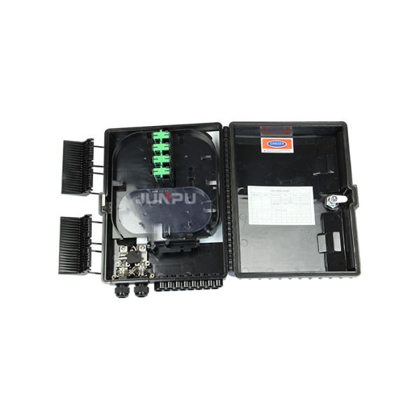 ABS Material Wall / Pole / Aerial Fiber Optic Distribution Box For Ftth