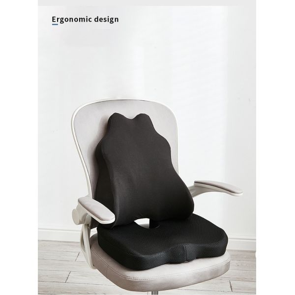 Comfortable Memory Foam Back Rest Support Cushion for Functional Lumbar Chair