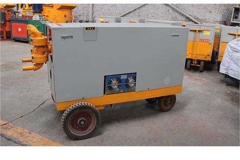 High Power Engine Small Hydraulic Double-piston Concrete Pump for Refractory Grouting