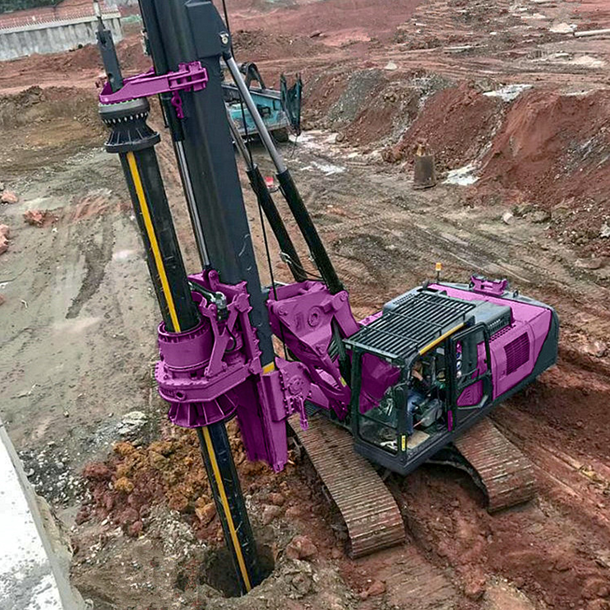 Crawler Rotary Drilling Rig Building Piles Construction Machine Rotary Drilling Rig Equipment