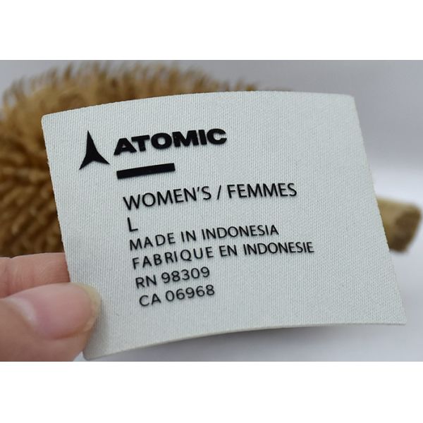 OEKO-TEX 3D Silicone Clothing Labels Flat Screen Printed Patches