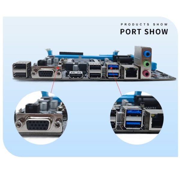 Customized Double Memory Channel B75 Motherboard Combo for Desktop Computer DDR3 RAM