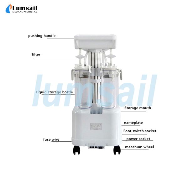 High Flow Surgical Liposuction Machine Aspirator