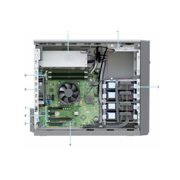 HBA355e Dell Server T150 Poweredge Blade 4U Mini Tower