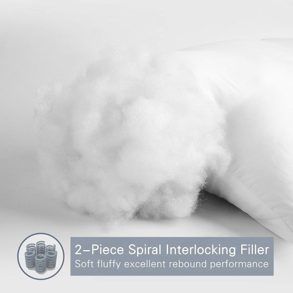 Hotel Collection Fluffy Down Alternative Pillows with Softness and Customized Color