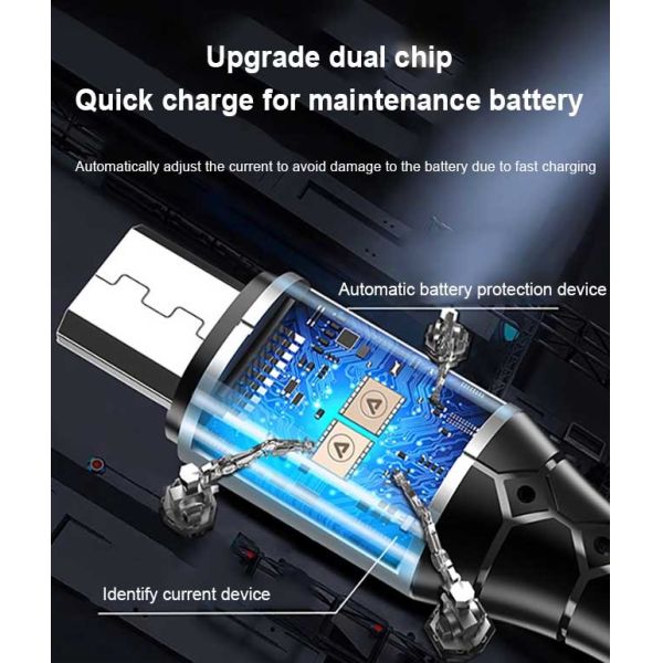 USB 2.0 Charging Cable 5A Nylon Braided Mobile Phone 1.5m