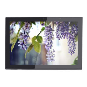 Versatile Mounting 10 Inch Android Based POE Powered Touch Panel Customized LED