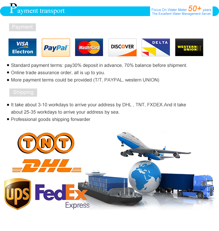 DN80mm~200mm Magnetic Drive Water Meter Removeable Woltman Domestic Water Meter