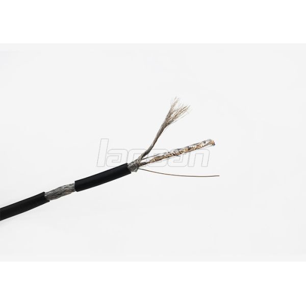 Round Shape Cat7 Patch Cord 24 AWG Bare Copper Computer Network Cable